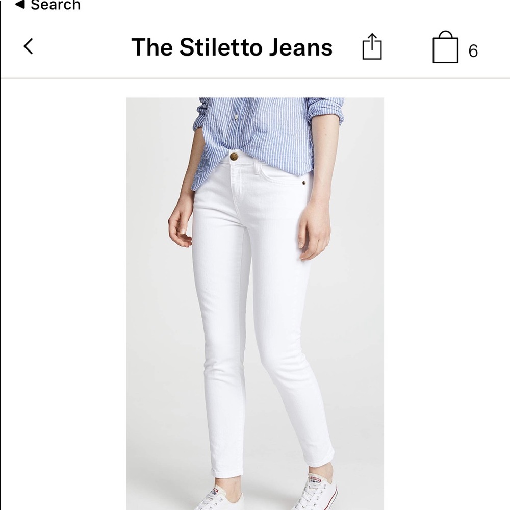 Current/Elliott stiletto sugar Jean